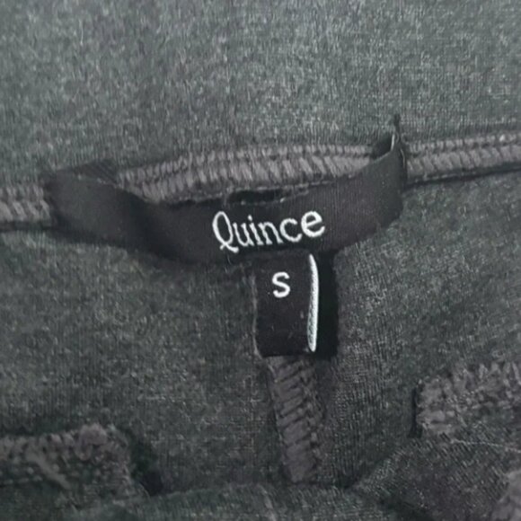 Quince Women's S Ultra-Stretch Ponte Straight Leg Faux Front Double-Knit Pants - Picture 4 of 5